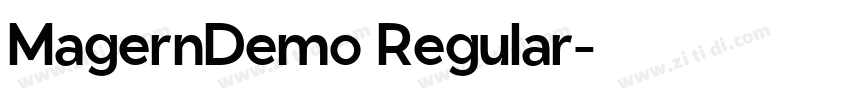 MagernDemo Regular字体转换